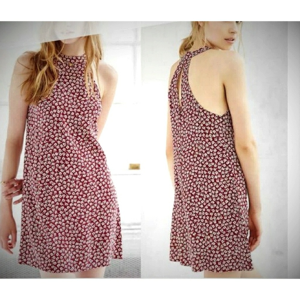 UO High Neck Swing Dress